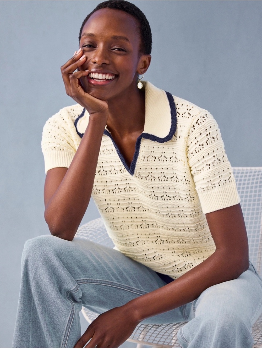 Cabi loom pullover